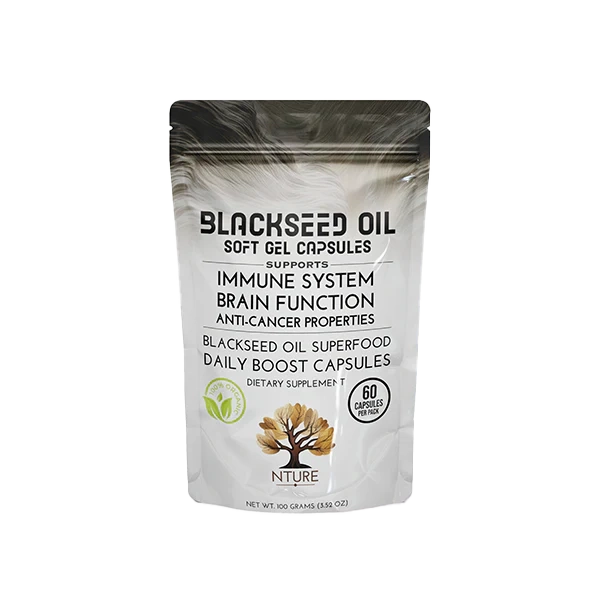 NTURE 500mg Blackseed Oil Capsules - 60 Caps