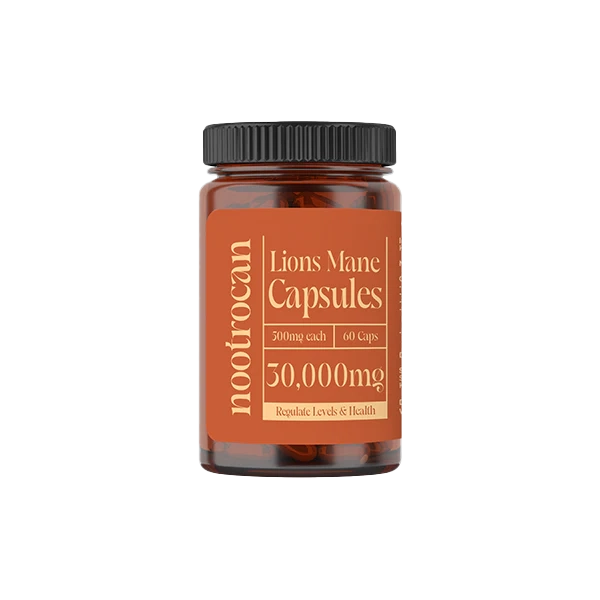Nootrocan 30000mg Nootropic Vegan Mushroom Capsules - 60 Caps