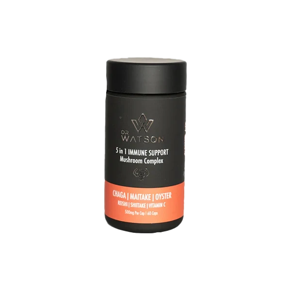 Dr Watson 5 in 1 Immune Support Mushroom Complex Capsules - 60 Capsules
