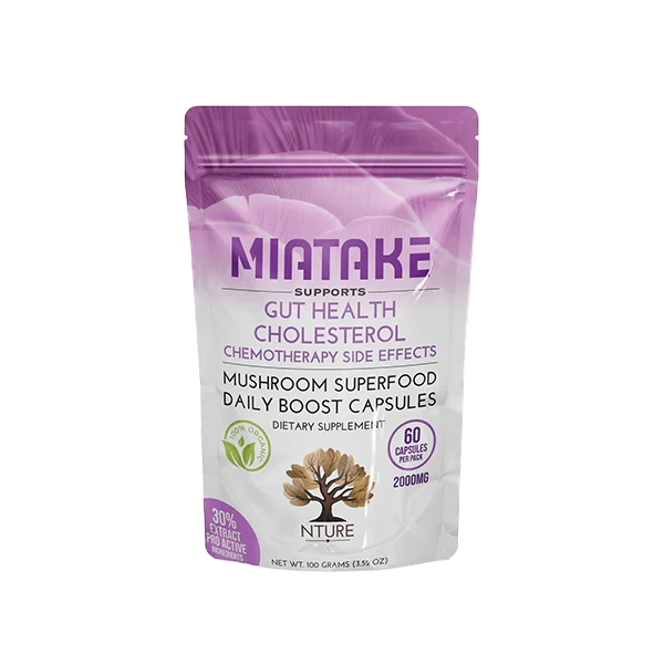 NTURE 2000mg Miatake Mushroom Capsules - 60 Caps